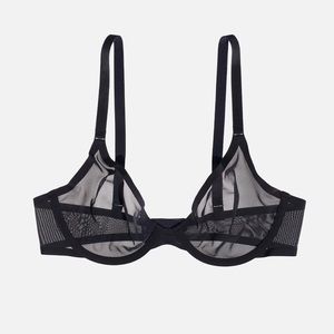 CUUP mesh plunge bra 34D